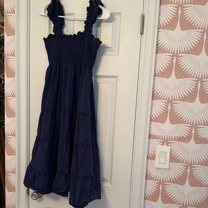 Hill House Nap Dress - Navy Blue Ellie